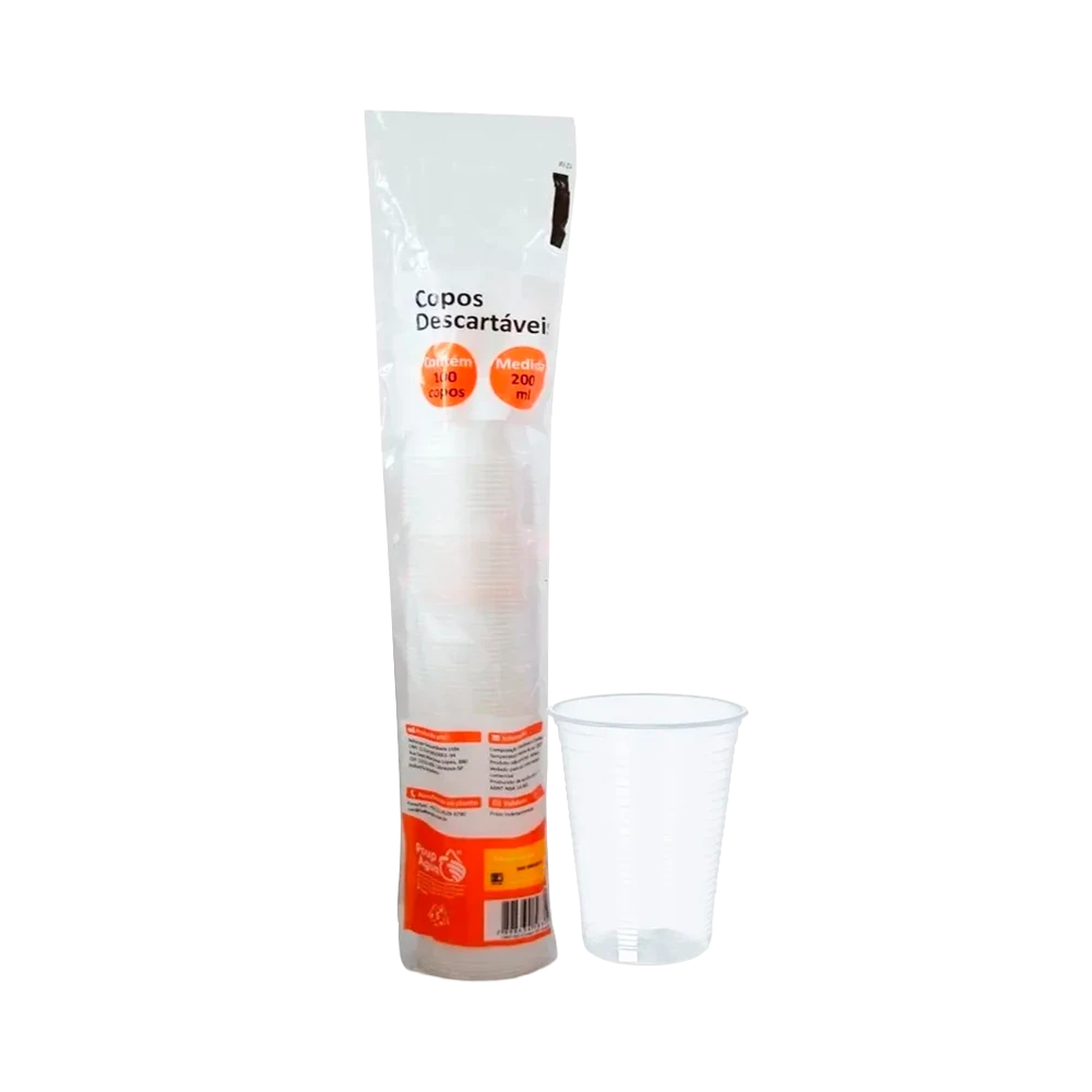 Copo descartável 200ml